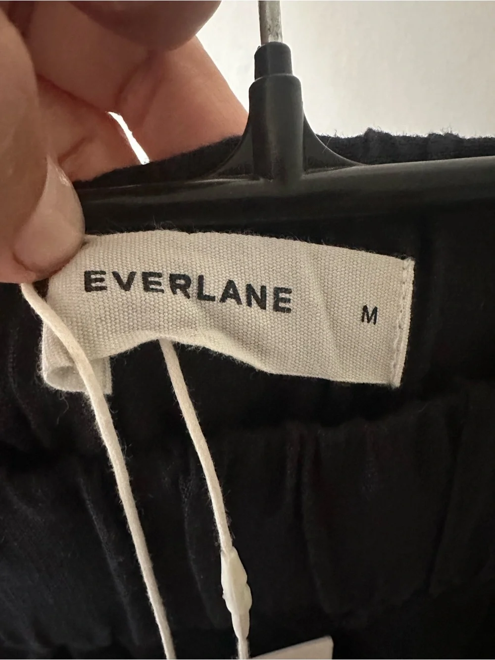 ✨ Everlane Breathable European Linen Pull-On Pants • Size M • Black (NWT)